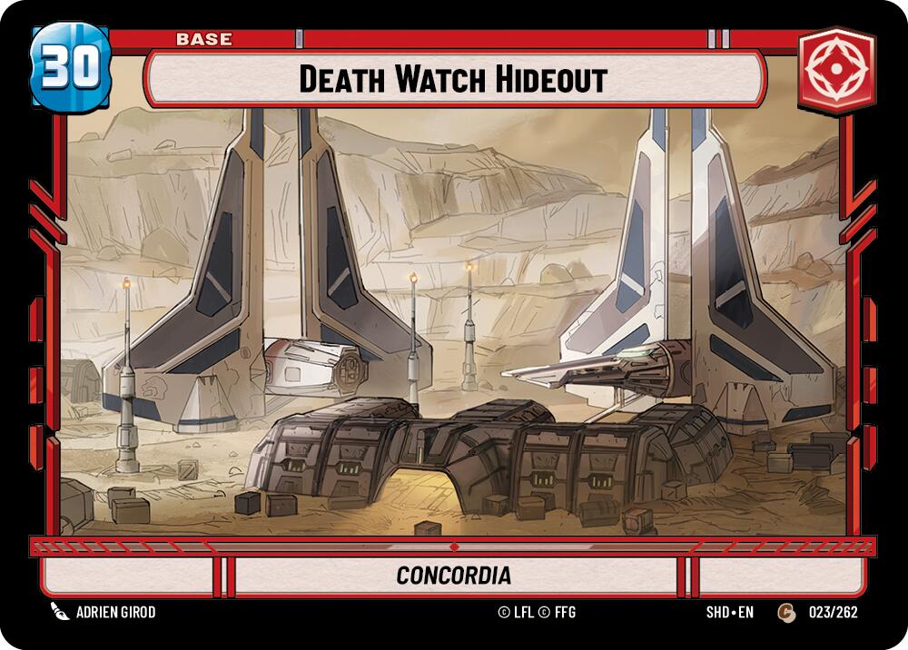 Death Watch Hideout // Shield (023 // T02) [Shadows of the Galaxy] | Fandemonia Ltd