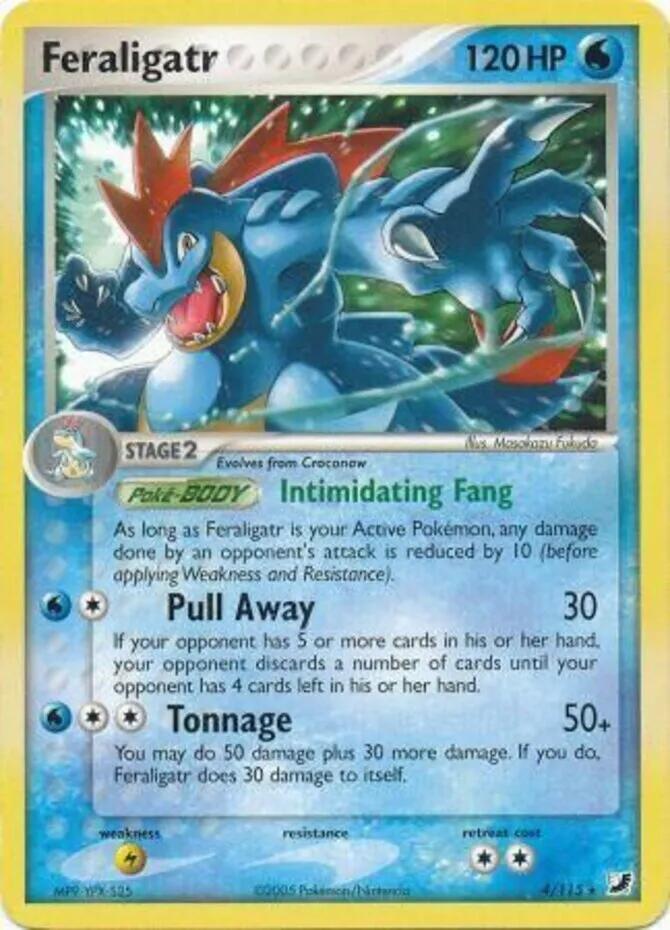 Feraligatr (4/115) (Theme Deck Exclusives) [EX: Unseen Forces] | Fandemonia Ltd