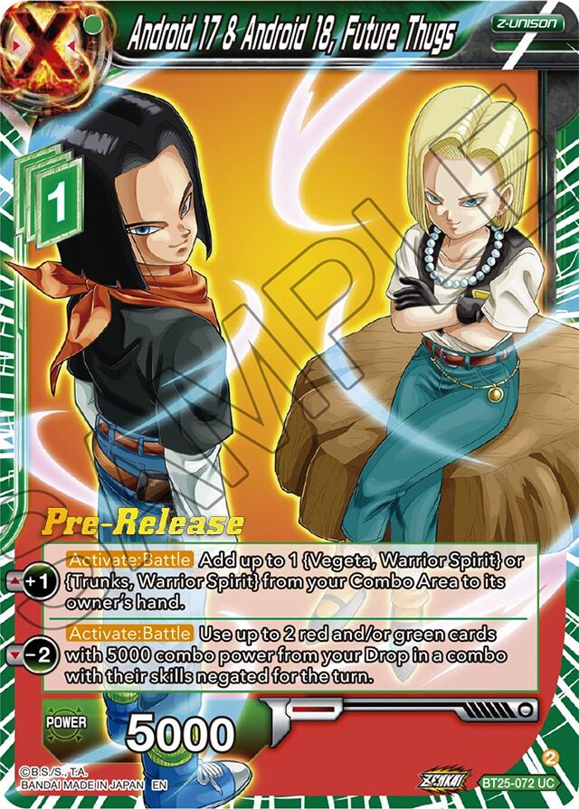 Android 17 & Android 18, Future Thugs (BT25-072) [Legend of the Dragon Balls Prerelease Promos] | Fandemonia Ltd