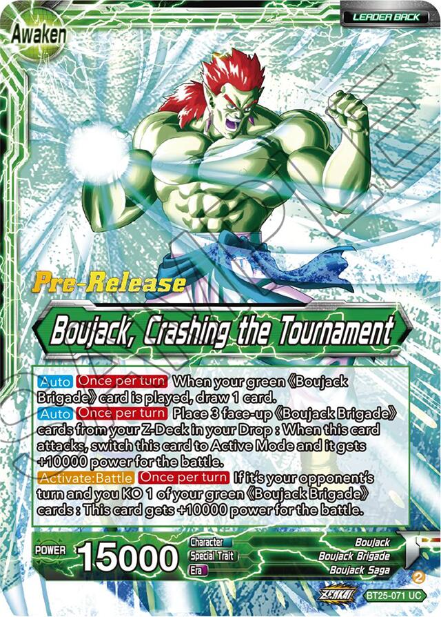 Boujack Brigade // Boujack, Crashing the Tournament (BT25-071) [Legend of the Dragon Balls Prerelease Promos] | Fandemonia Ltd