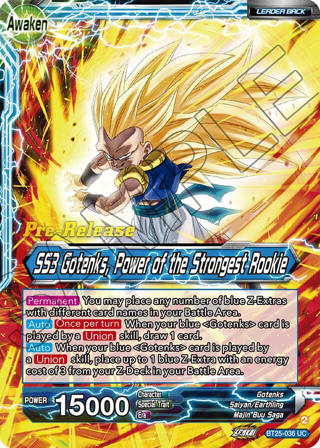 Gotenks // SS3 Gotenks, Power of the Strongest Rookie (BT25-036) [Legend of the Dragon Balls Prerelease Promos] | Fandemonia Ltd