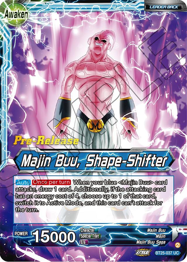 Majin Buu // Majin Buu, Shape-Shifter (BT25-037) [Legend of the Dragon Balls Prerelease Promos] | Fandemonia Ltd