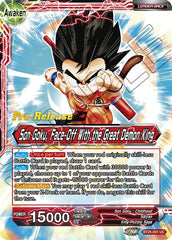 Son Goku // Son Goku Face-Off With the Great Demon King (BT25-001) [Legend of the Dragon Balls Prerelease Promos] | Fandemonia Ltd