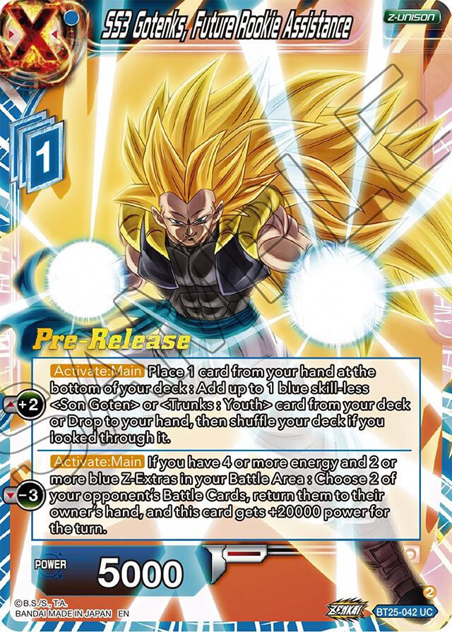 SS3 Gotenks, Future Rookie Assistance (BT25-042) [Legend of the Dragon Balls Prerelease Promos] | Fandemonia Ltd