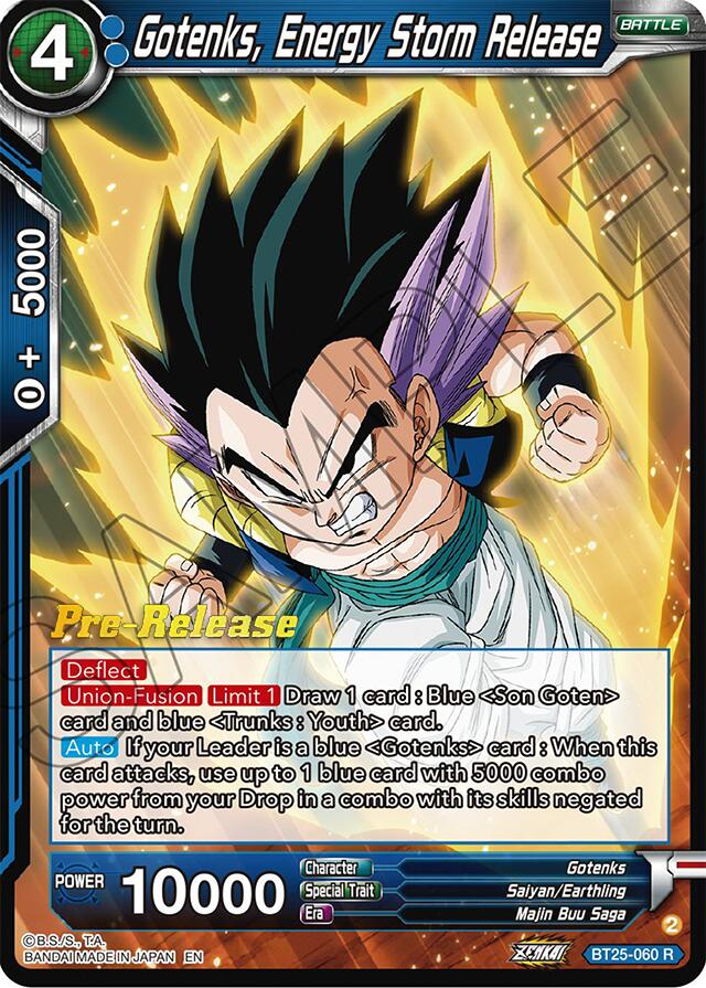 Gotenks, Energy Storm Release (BT25-060) [Legend of the Dragon Balls Prerelease Promos] | Fandemonia Ltd