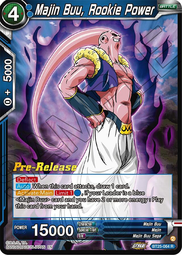 Majin Buu, Rookie Power (BT25-064) [Legend of the Dragon Balls Prerelease Promos] | Fandemonia Ltd