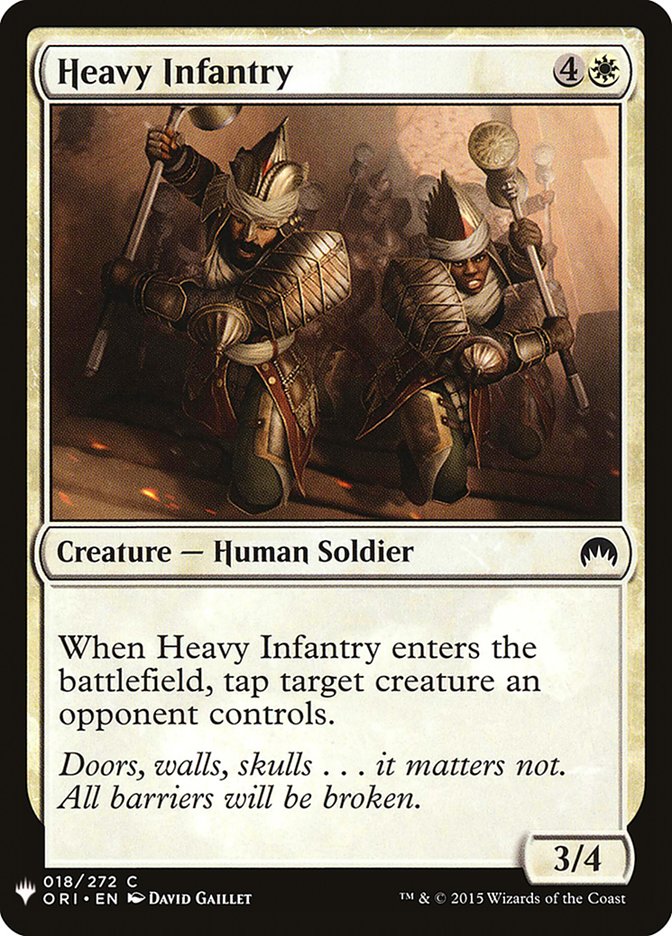 Heavy Infantry [Mystery Booster] | Fandemonia Ltd