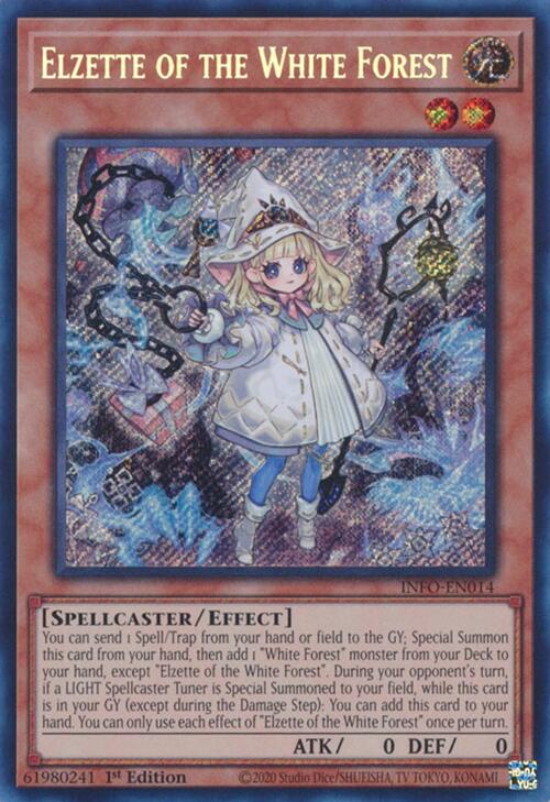 Elzette of the White Forest [INFO-EN014] Secret Rare | Fandemonia Ltd