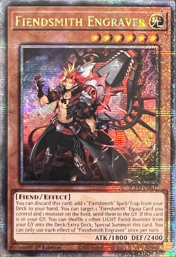 Fiendsmith Engraver (Quarter Century Secret Rare) [INFO-EN017] Quarter Century Secret Rare | Fandemonia Ltd