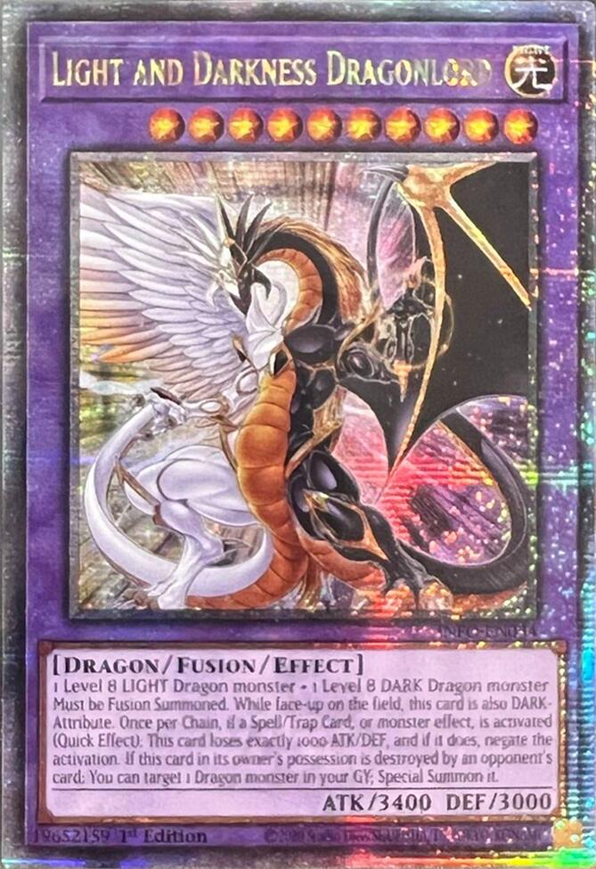 Light and Darkness Dragonlord (Quarter Century Secret Rare) [INFO-EN034] Quarter Century Secret Rare | Fandemonia Ltd