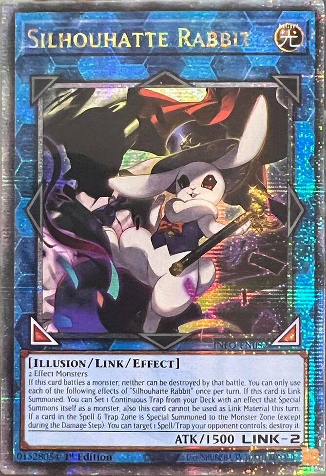 Silhouhatte Rabbit (Quarter Century Secret Rare) [INFO-EN052] Quarter Century Secret Rare | Fandemonia Ltd