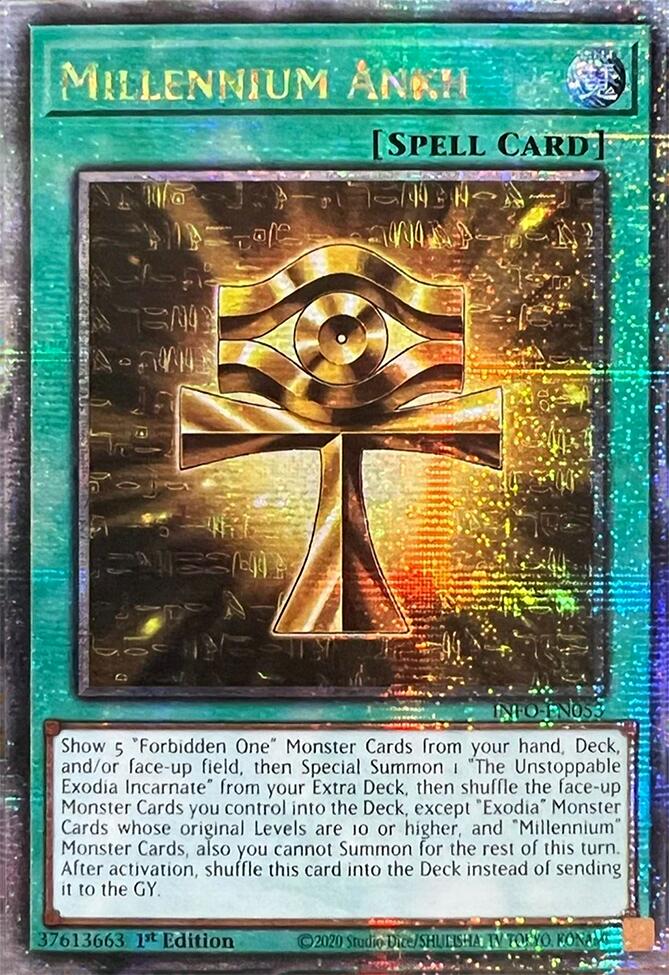 Millennium Ankh (Quarter Century Secret Rare) [INFO-EN053] Quarter Century Secret Rare | Fandemonia Ltd