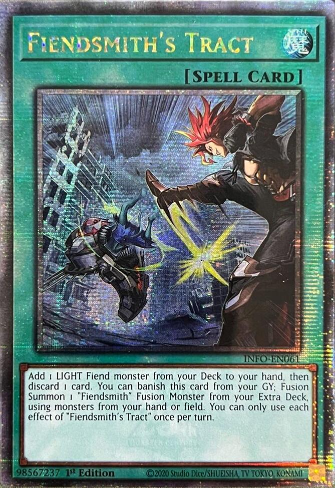 Fiendsmith's Tract (Quarter Century Secret Rare) [INFO-EN061] Quarter Century Secret Rare | Fandemonia Ltd