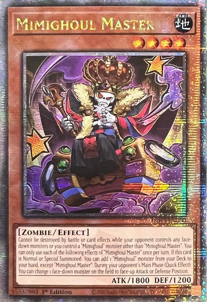 Mimighoul Master (Quarter Century Secret Rare) [INFO-EN090] Quarter Century Secret Rare | Fandemonia Ltd