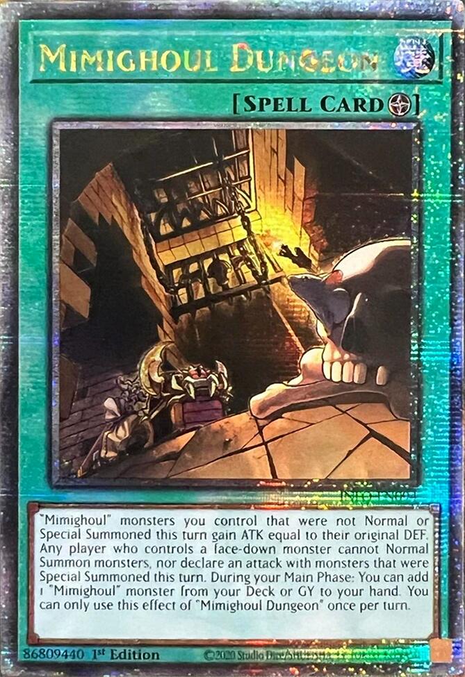 Mimighoul Dungeon (Quarter Century Secret Rare) [INFO-EN094] Quarter Century Secret Rare | Fandemonia Ltd