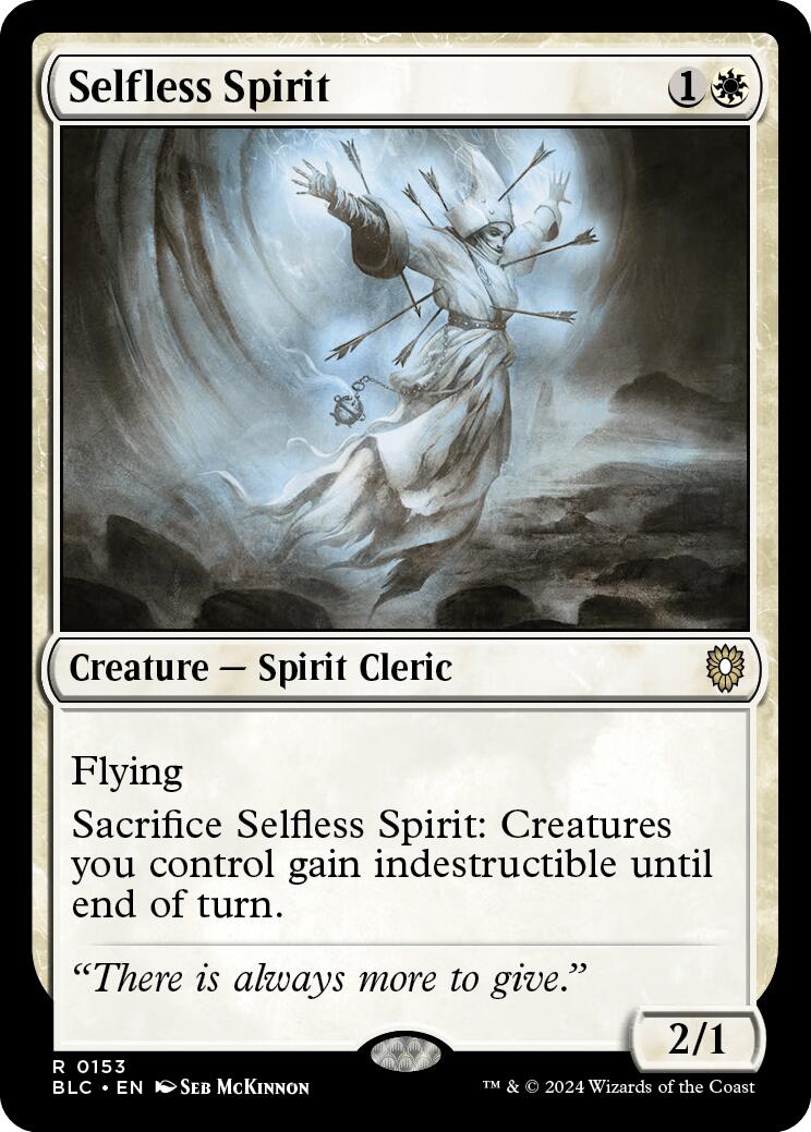 Selfless Spirit [Bloomburrow Commander] | Fandemonia Ltd