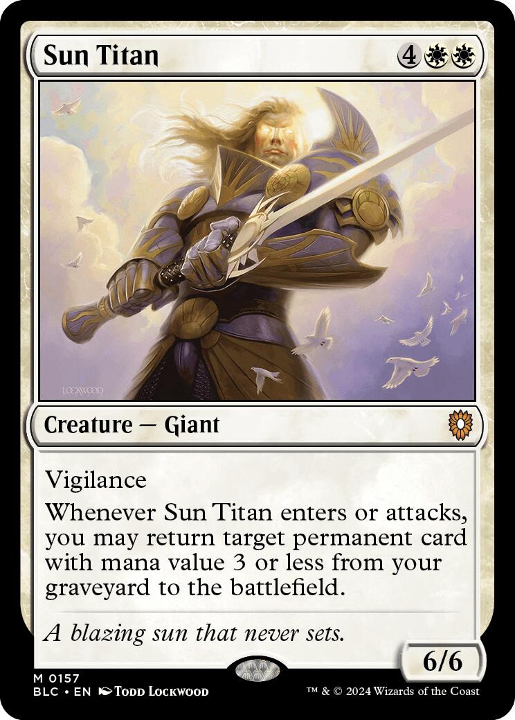 Sun Titan [Bloomburrow Commander] | Fandemonia Ltd