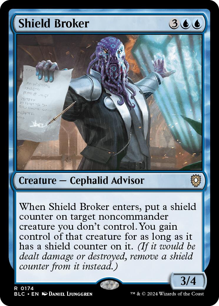 Shield Broker [Bloomburrow Commander] | Fandemonia Ltd