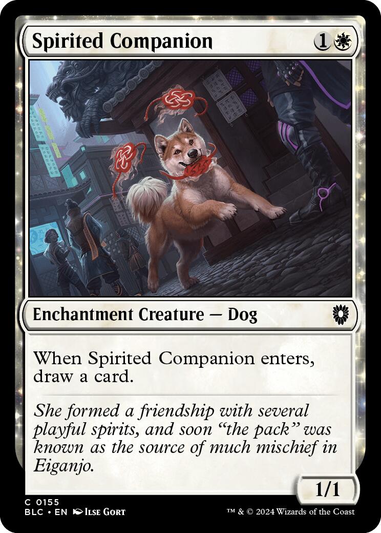 Spirited Companion [Bloomburrow Commander] | Fandemonia Ltd