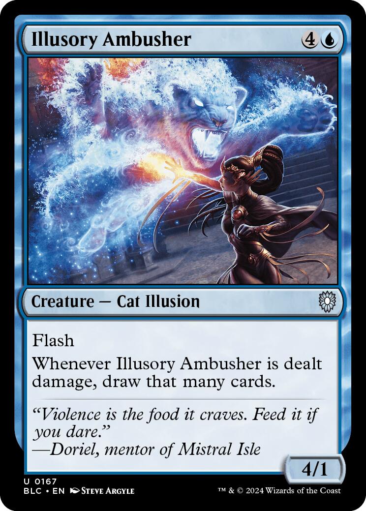 Illusory Ambusher [Bloomburrow Commander] | Fandemonia Ltd