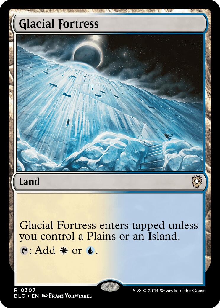 Glacial Fortress [Bloomburrow Commander] | Fandemonia Ltd