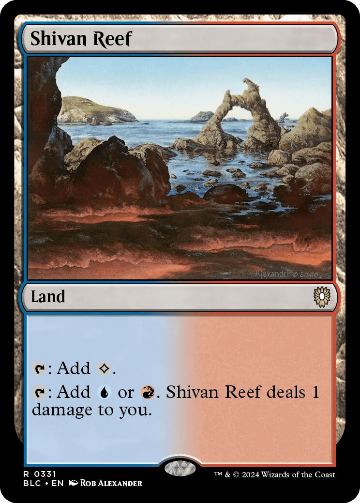 Shivan Reef [Bloomburrow Commander] | Fandemonia Ltd