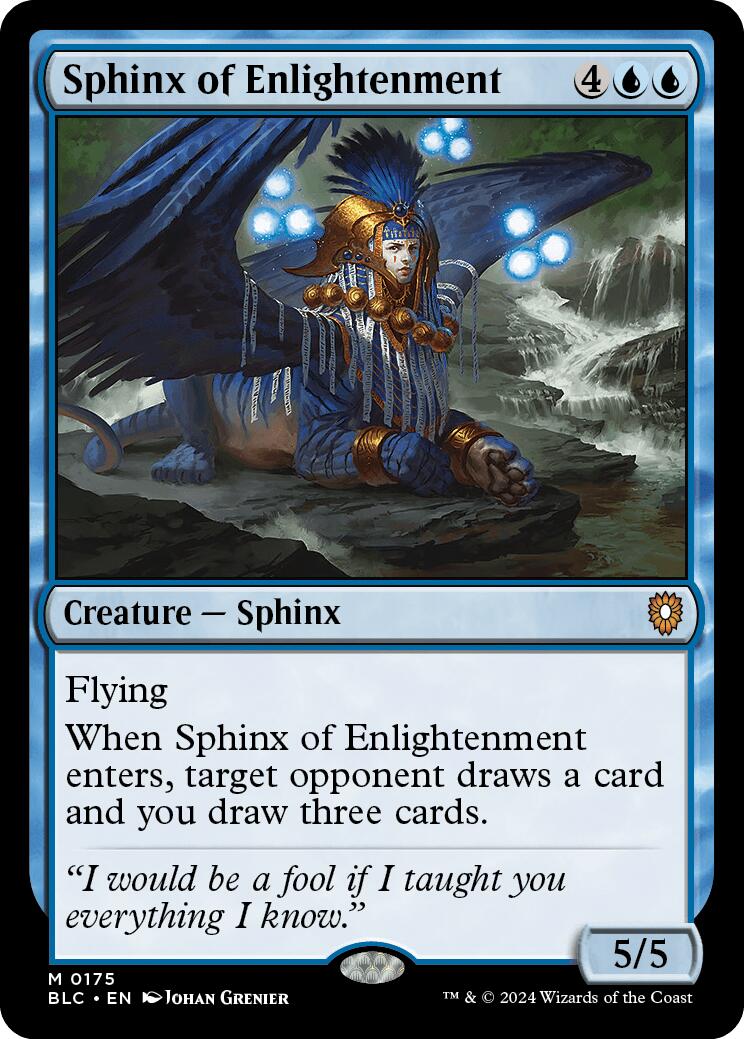 Sphinx of Enlightenment [Bloomburrow Commander] | Fandemonia Ltd