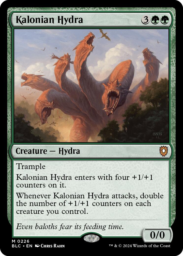 Kalonian Hydra [Bloomburrow Commander] | Fandemonia Ltd