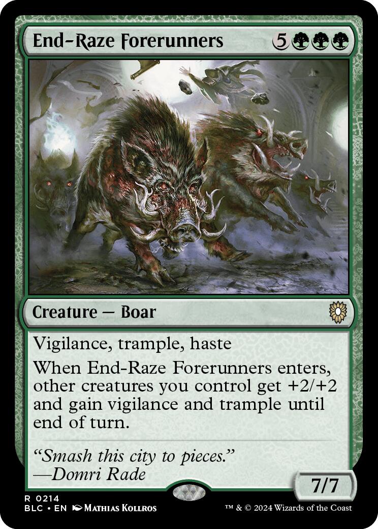 End-Raze Forerunners [Bloomburrow Commander] | Fandemonia Ltd