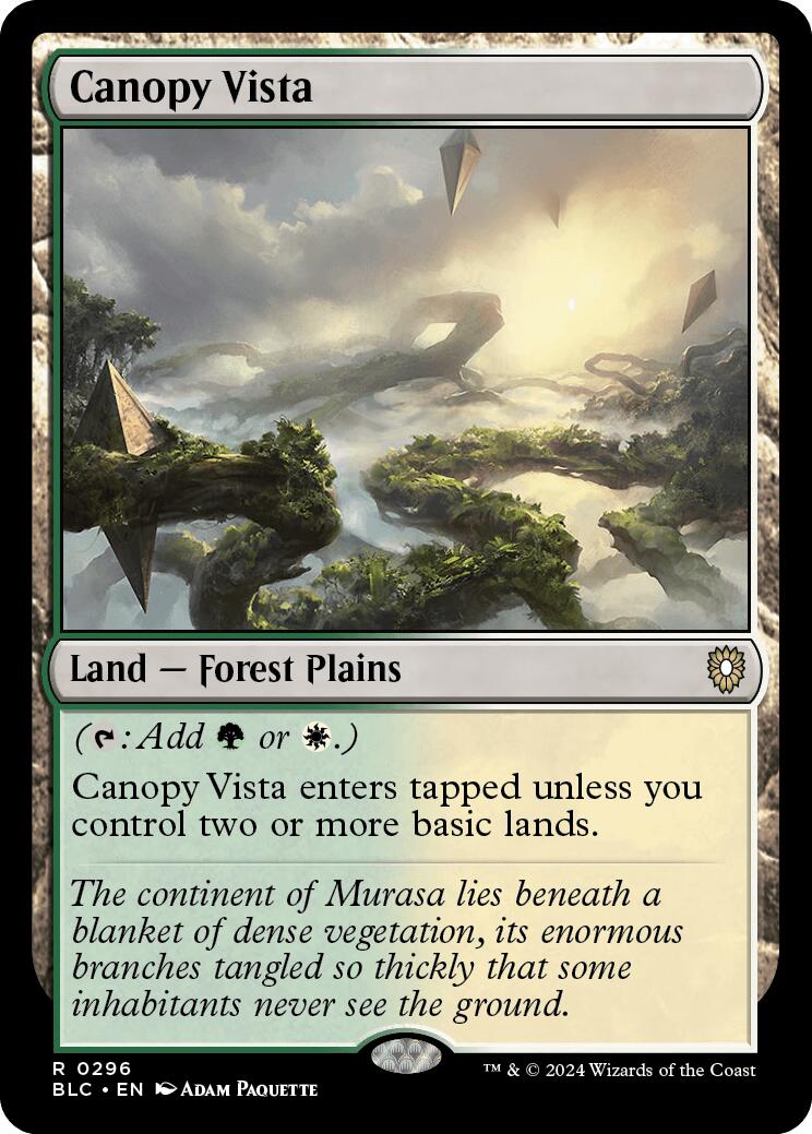 Canopy Vista [Bloomburrow Commander] | Fandemonia Ltd