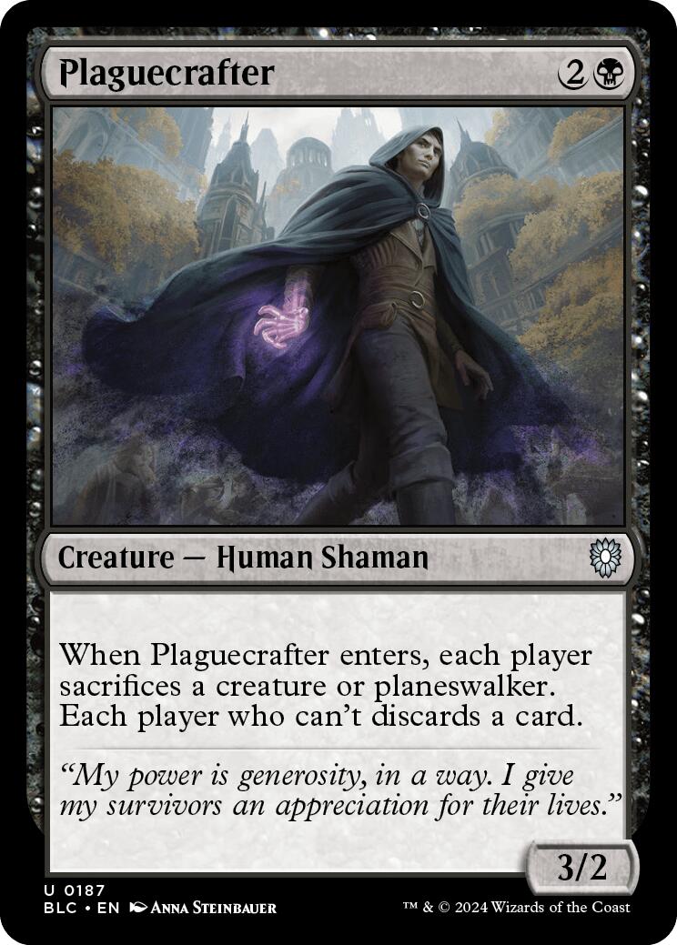 Plaguecrafter [Bloomburrow Commander] | Fandemonia Ltd