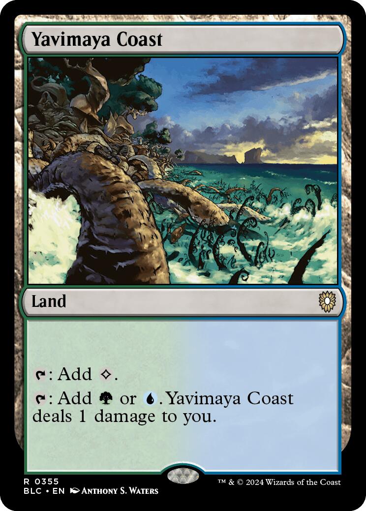 Yavimaya Coast [Bloomburrow Commander] | Fandemonia Ltd