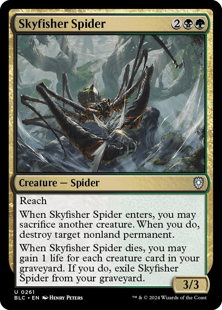 Skyfisher Spider [Bloomburrow Commander] | Fandemonia Ltd