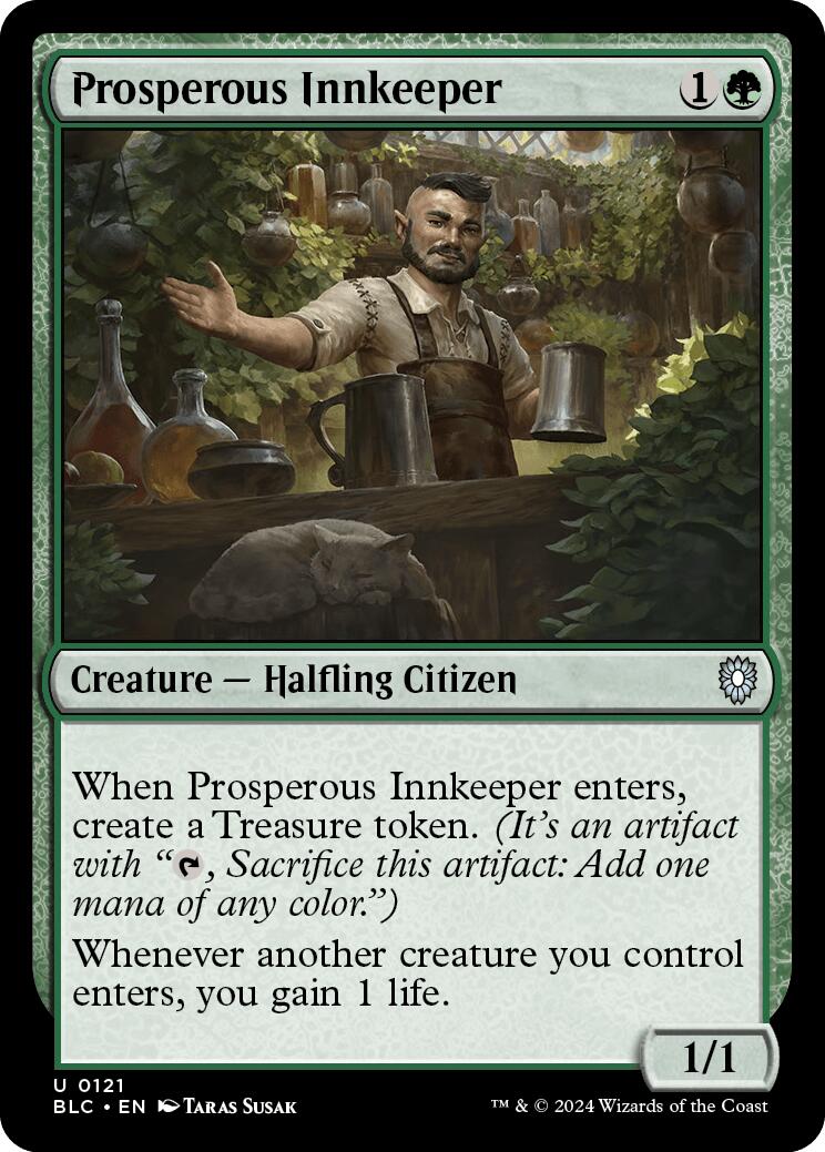 Prosperous Innkeeper [Bloomburrow Commander] | Fandemonia Ltd