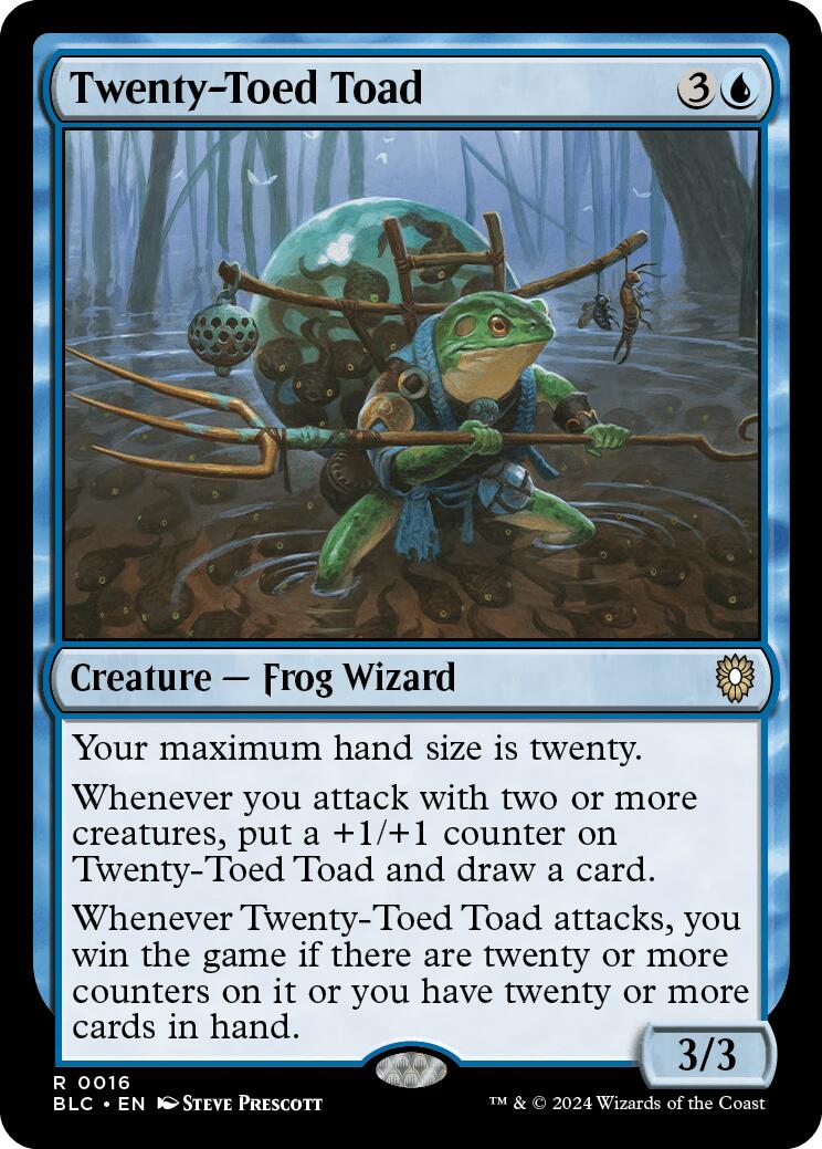 Twenty-Toed Toad [Bloomburrow Commander] | Fandemonia Ltd