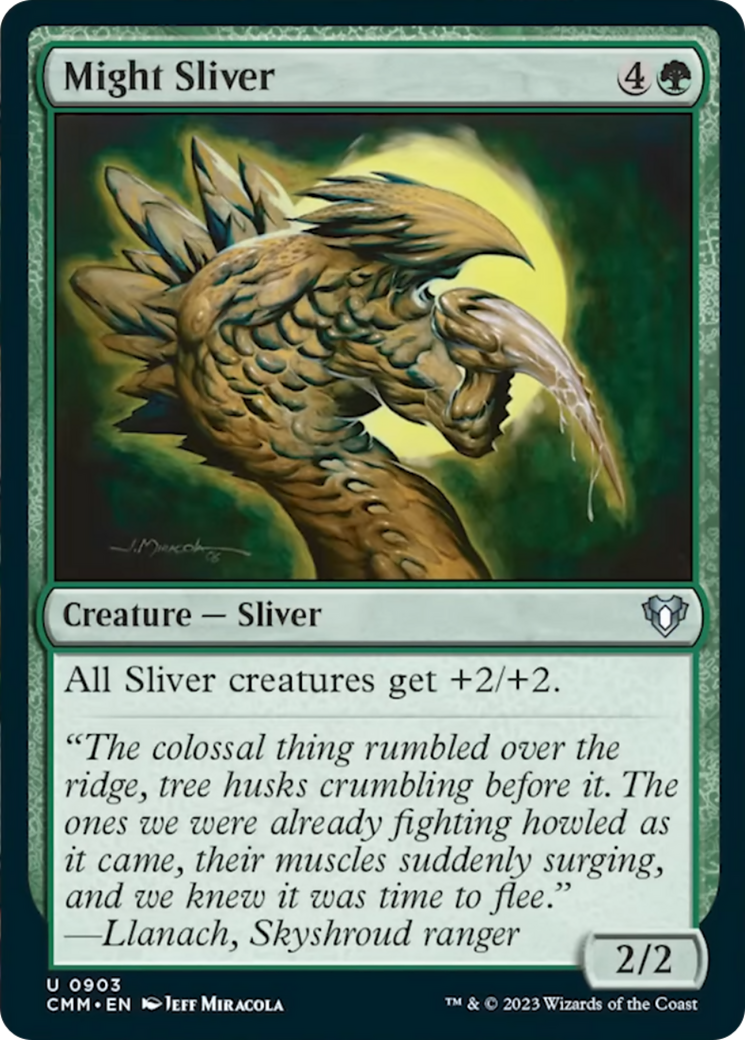 Might Sliver [Commander Masters] | Fandemonia Ltd