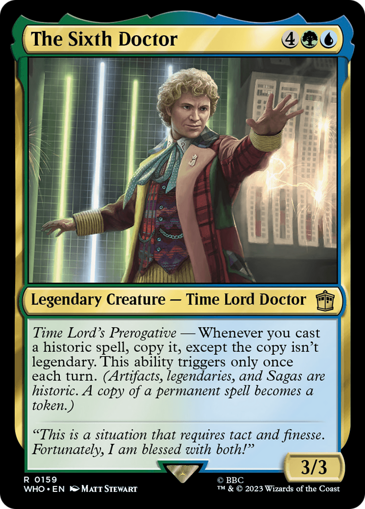 The Sixth Doctor [Doctor Who] | Fandemonia Ltd