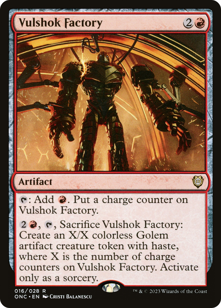 Vulshok Factory [Phyrexia: All Will Be One Commander] | Fandemonia Ltd