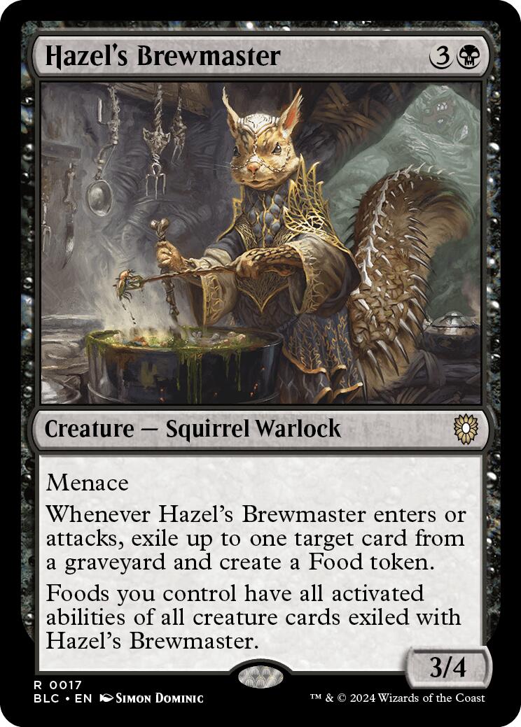 Hazel's Brewmaster [Bloomburrow Commander] | Fandemonia Ltd