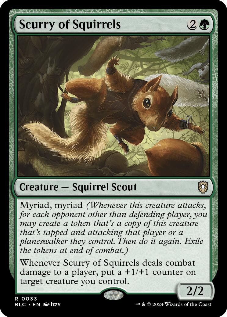 Scurry of Squirrels [Bloomburrow Commander] | Fandemonia Ltd