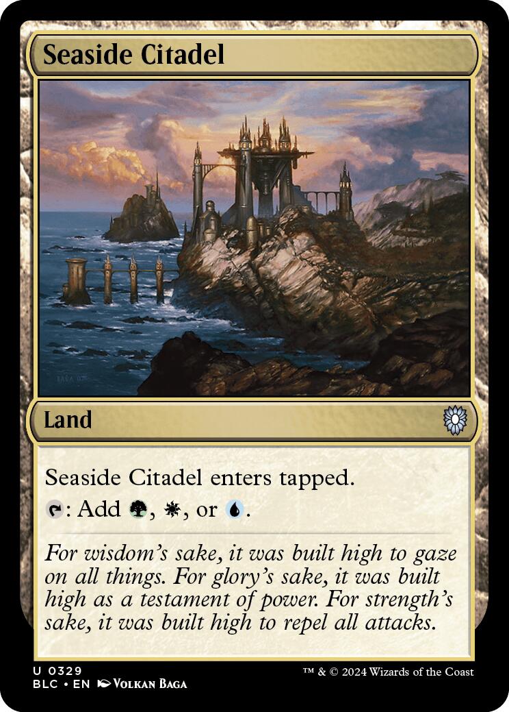 Seaside Citadel [Bloomburrow Commander] | Fandemonia Ltd