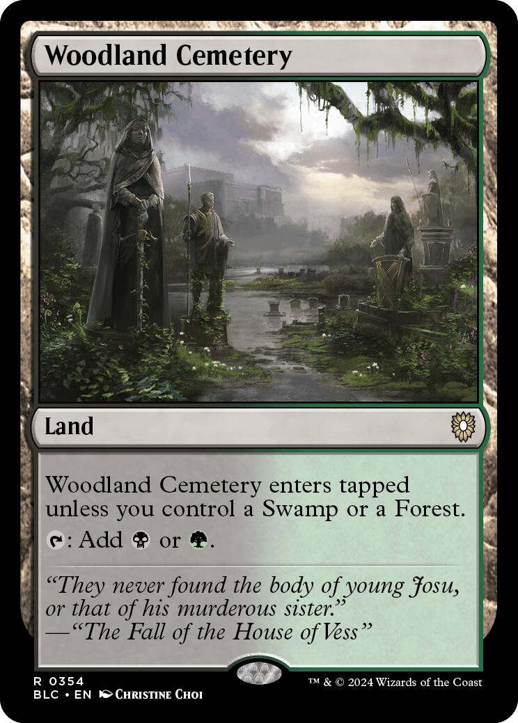 Woodland Cemetery [Bloomburrow Commander] | Fandemonia Ltd