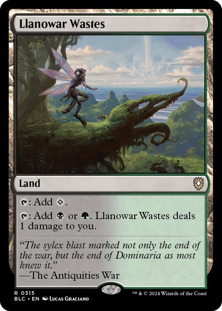 Llanowar Wastes [Bloomburrow Commander] | Fandemonia Ltd