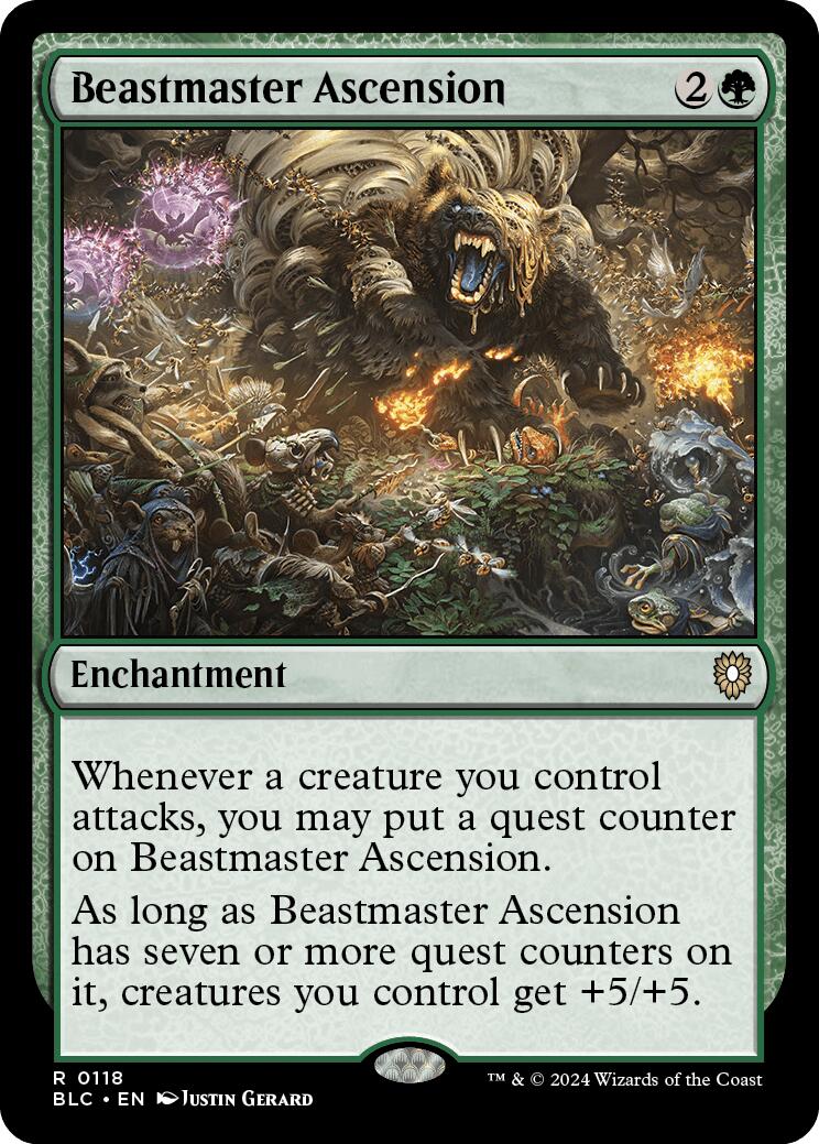 Beastmaster Ascension [Bloomburrow Commander] | Fandemonia Ltd