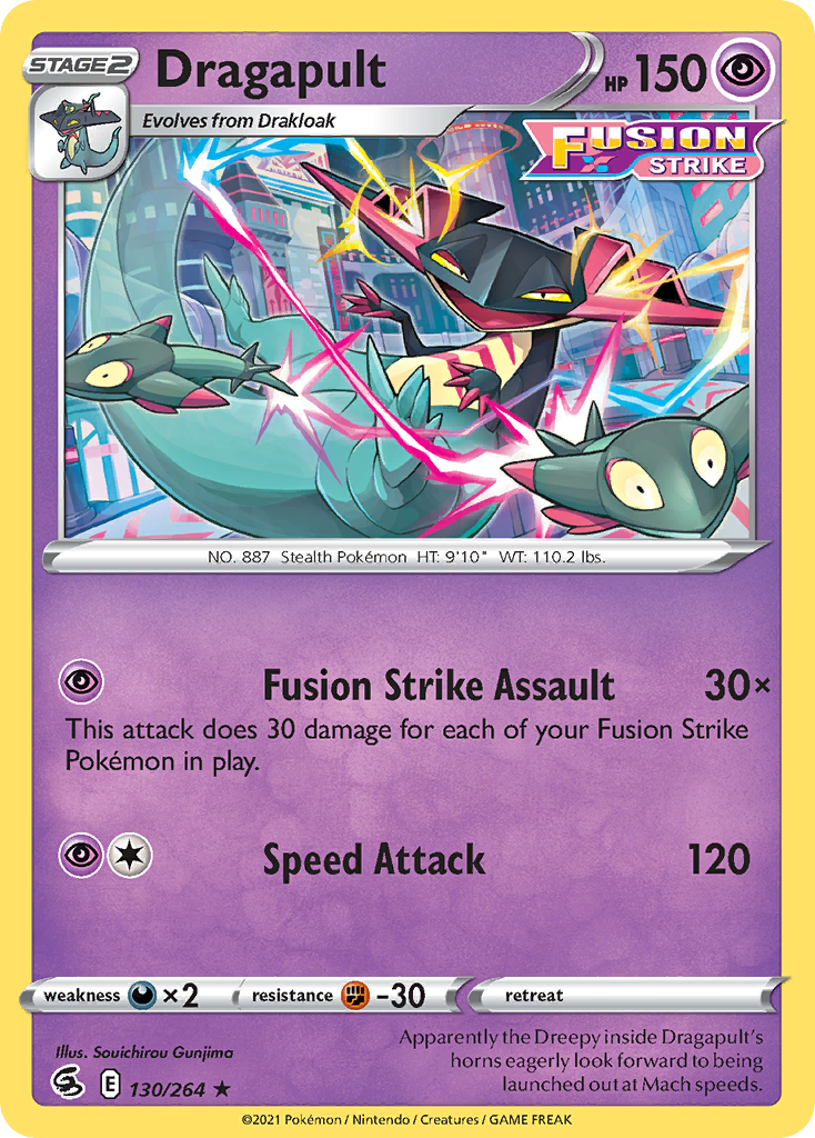 Dragapult (130/264) (Theme Deck Exclusive) [Sword & Shield: Fusion Strike] | Fandemonia Ltd