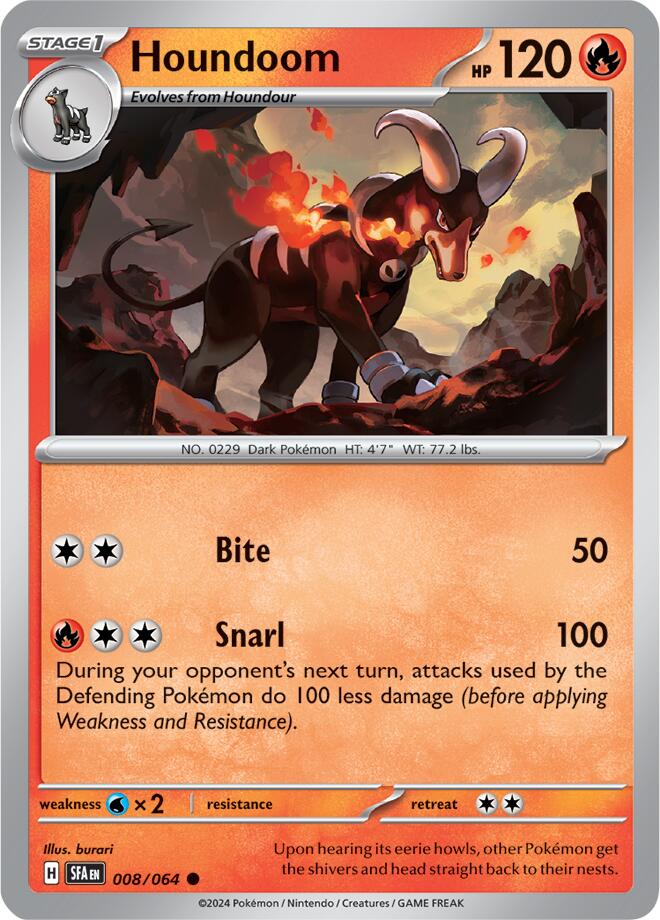 Houndoom (008/064) [Scarlet & Violet: Shrouded Fable] | Fandemonia Ltd