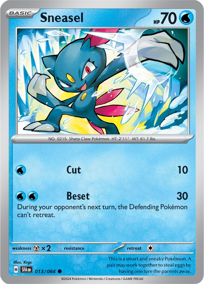 Sneasel (013/064) [Scarlet & Violet: Shrouded Fable] | Fandemonia Ltd