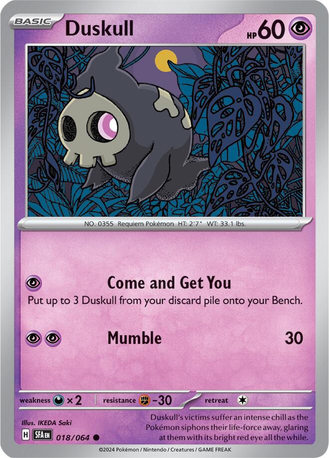 Duskull (018/064) [Scarlet & Violet: Shrouded Fable] | Fandemonia Ltd