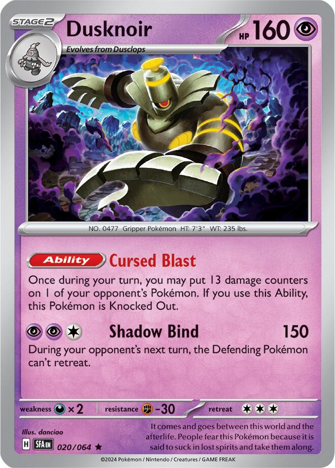 Dusknoir (020/064) [Scarlet & Violet: Shrouded Fable] | Fandemonia Ltd