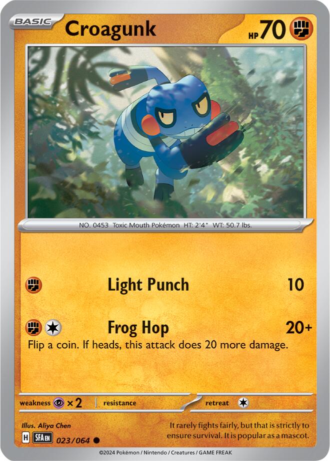 Croagunk (023/064) [Scarlet & Violet: Shrouded Fable] | Fandemonia Ltd